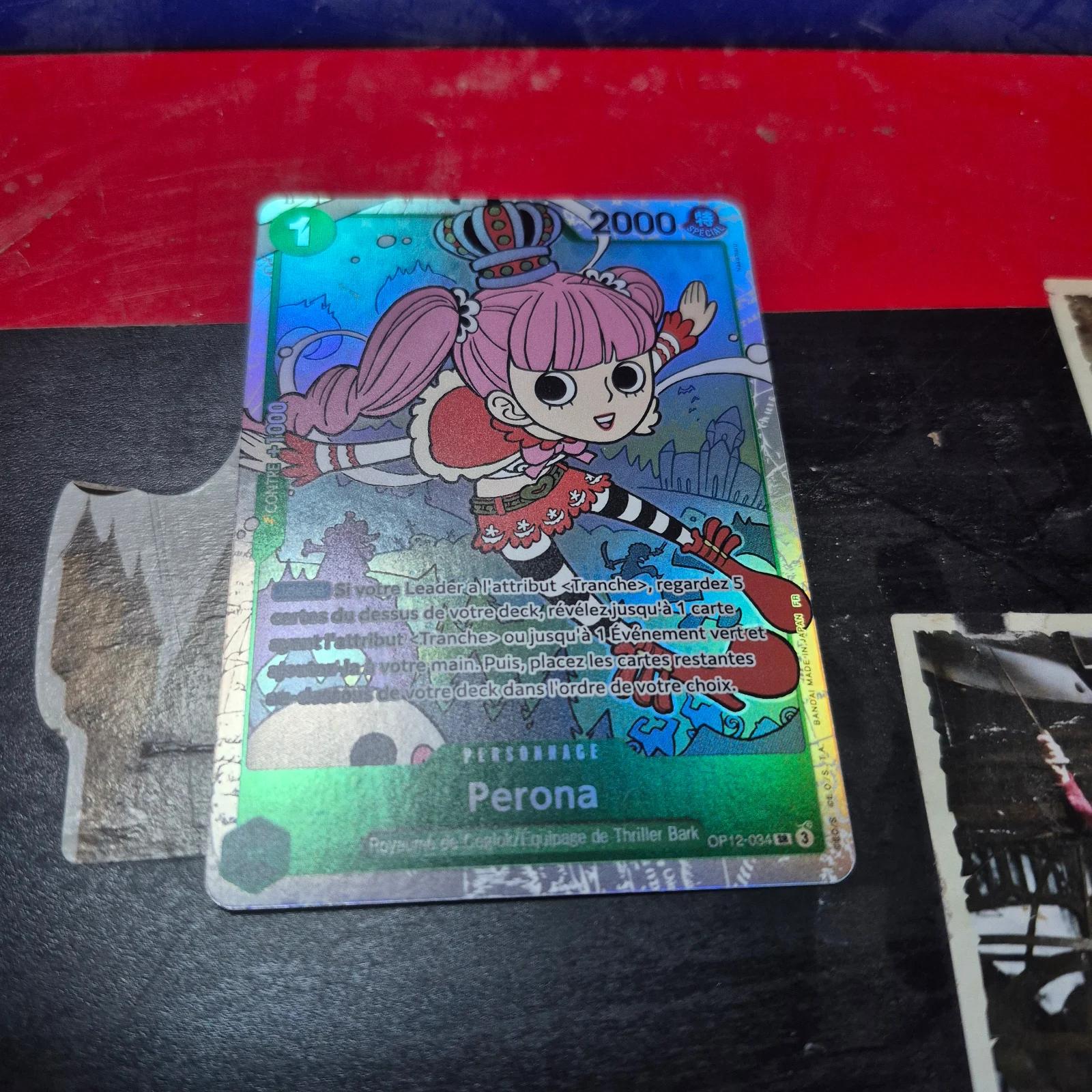 Carte Perona OP12-034 Super Rare OP-12 — One Piece TCG FR (Bandai)
