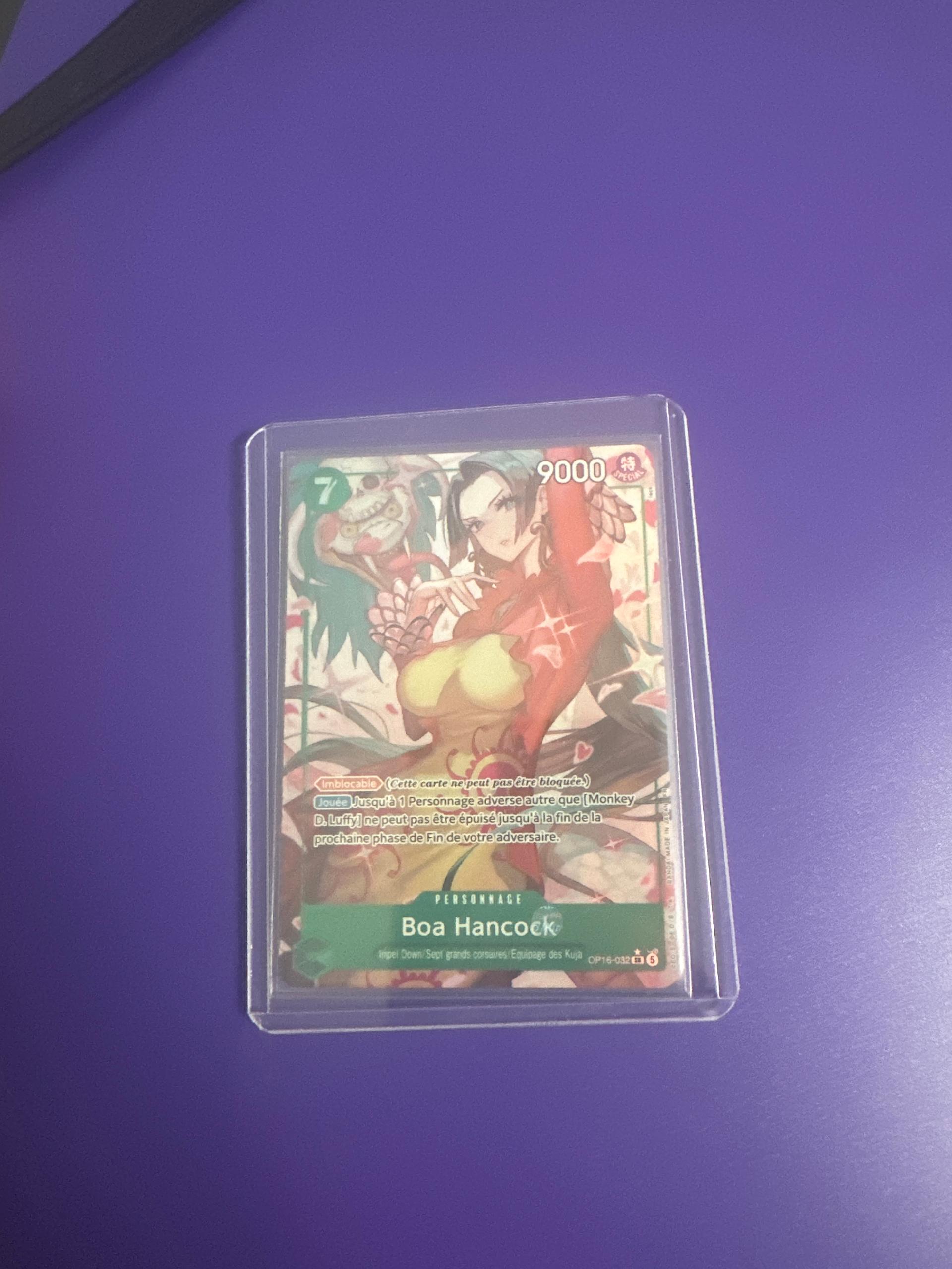 Carte Boa Hancock OP16-032_p1 Super Rare OP-16 — One Piece TCG FR (Bandai)