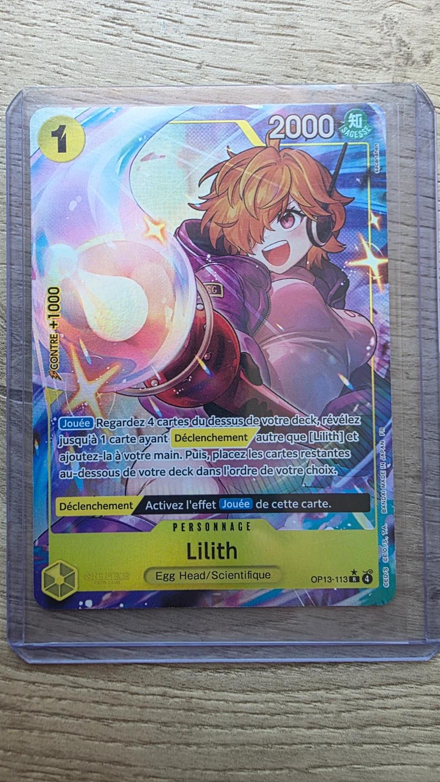 Carte Lilith OP13-113 du set OP13 (langue FR) — One Piece TCG édité par Bandai