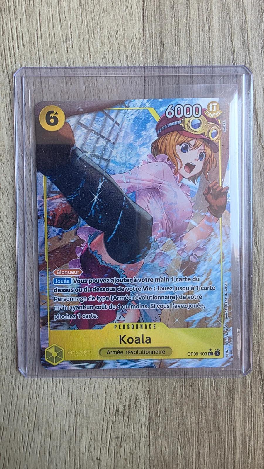 Carte KOALA OP09-103 du set OP09 (langue FR) — One Piece TCG édité par Bandai