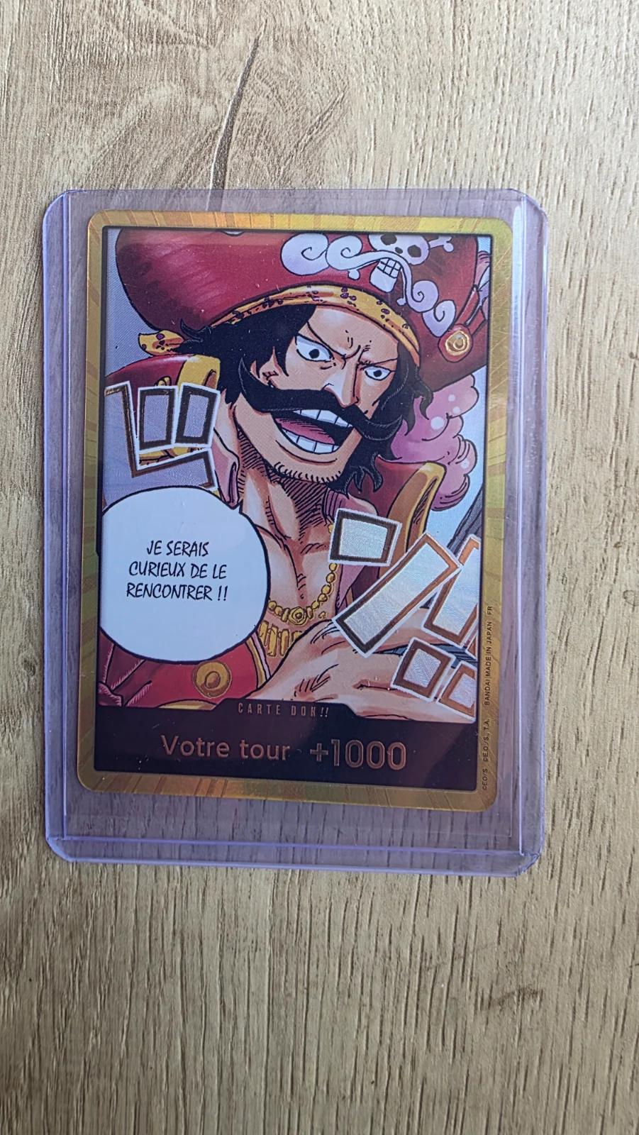 Carte DON GOLD ROGER du set OP13 (langue FR) — One Piece TCG édité par Bandai