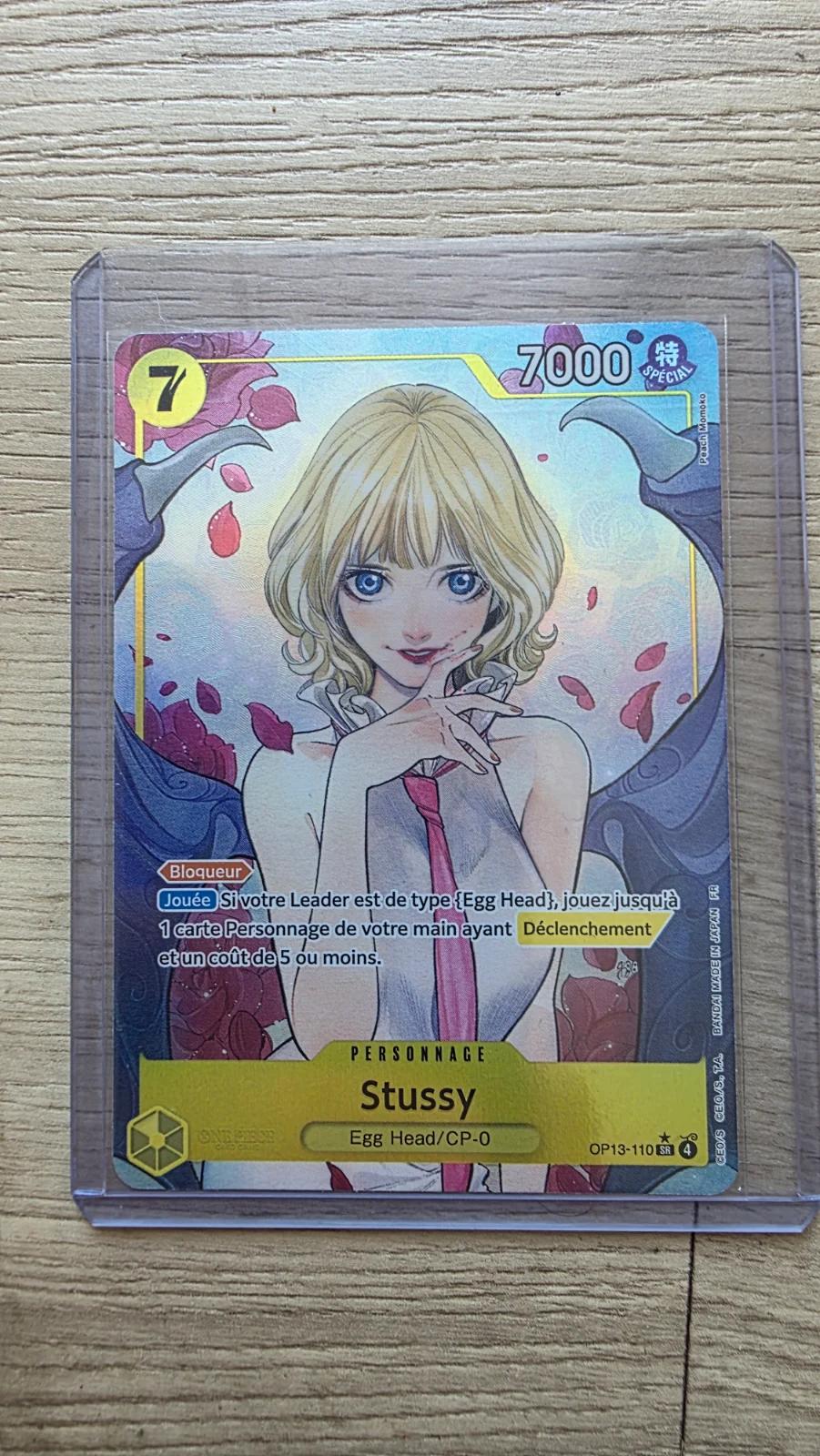 Carte STUSSY OP13-110 du set OP13 (langue FR) — One Piece TCG édité par Bandai
