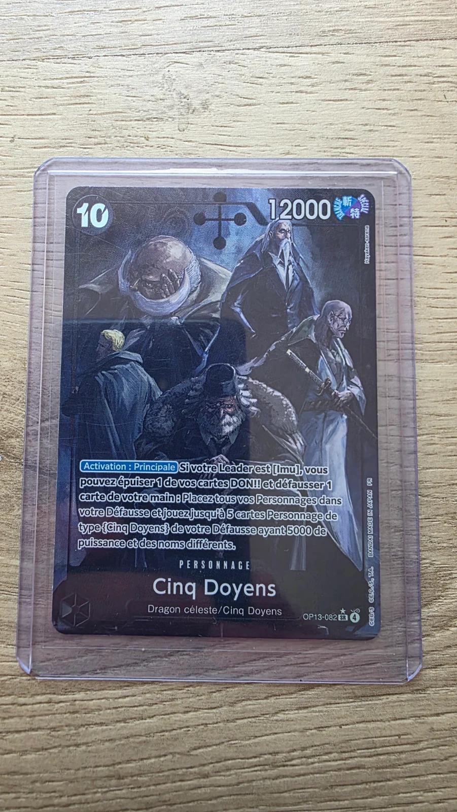 Carte CINQ DOYENS OP13-082 du set OP13 (langue FR) — One Piece TCG édité par Bandai