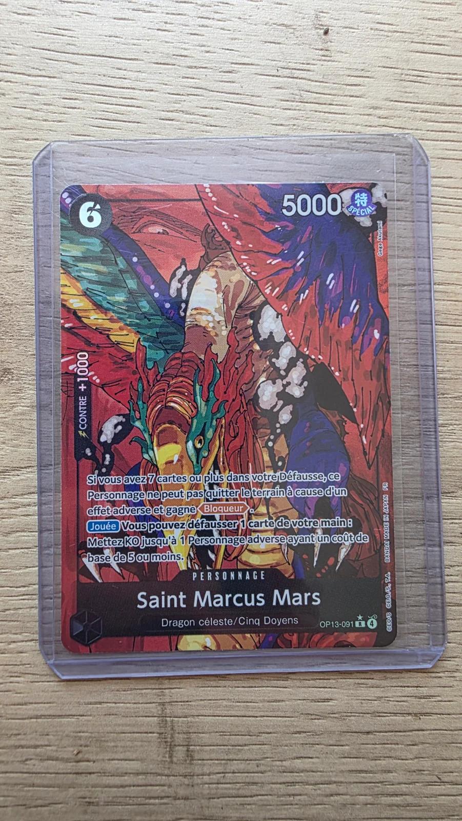 Carte SAINT MARCUS MARS OP13-091 du set OP13 (langue FR) — One Piece TCG édité par Bandai