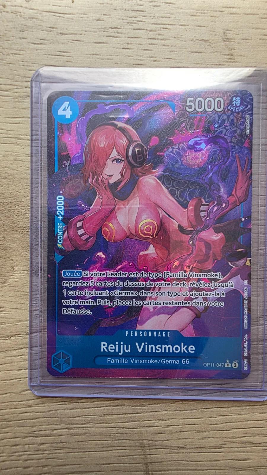 Carte REIJU VINSMOKE OP11-047 — One Piece TCG FR (Bandai)