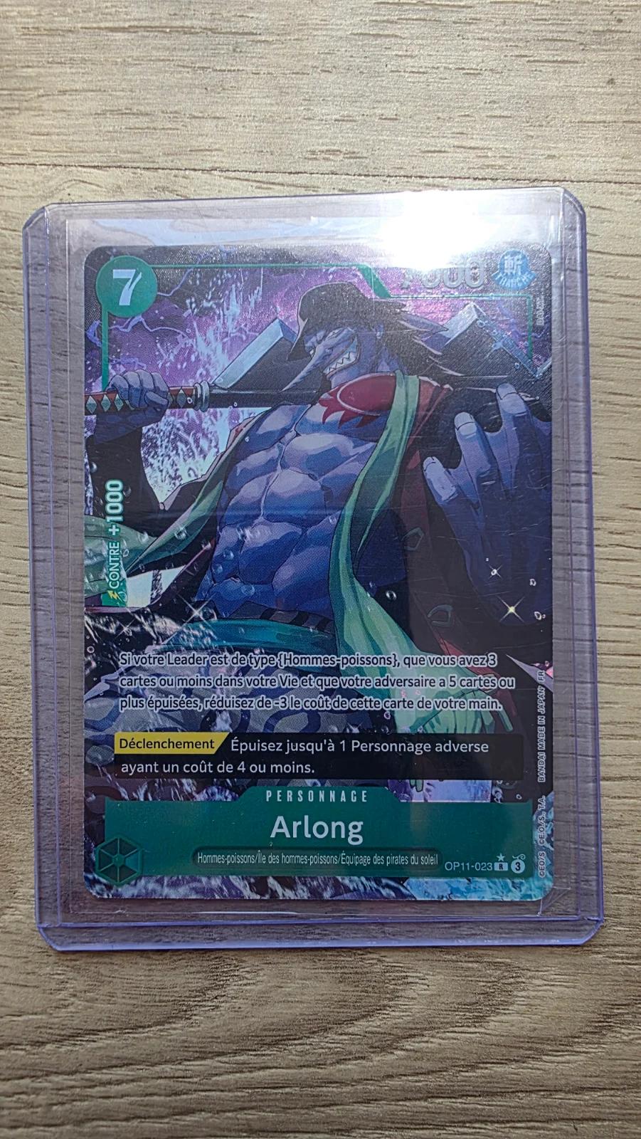 Carte ARLONG OP11-023 OP11 — One Piece TCG FR (Bandai)