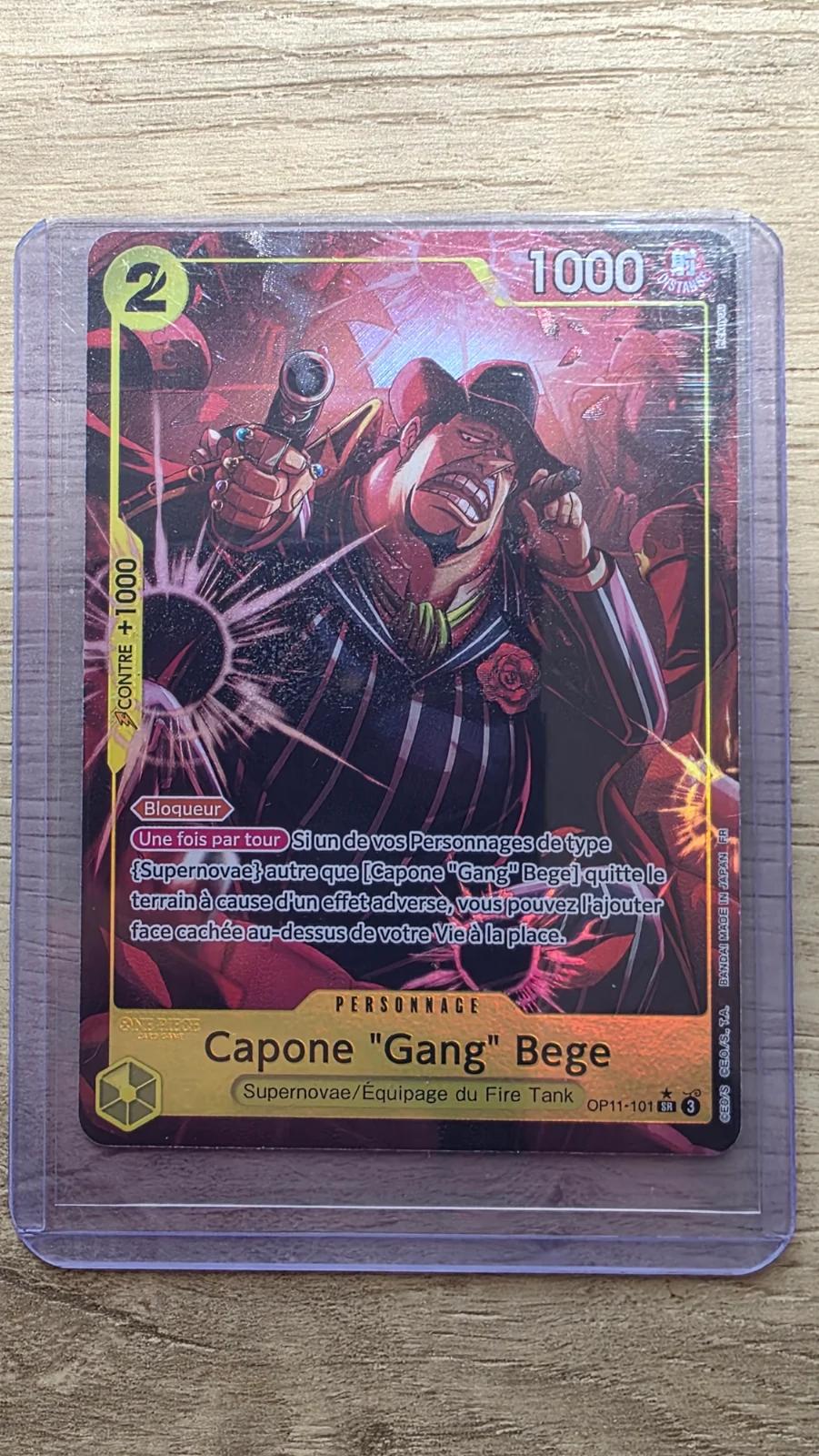 Carte CAPONE BEGE OP11-101 OP11 — One Piece TCG FR (Bandai)