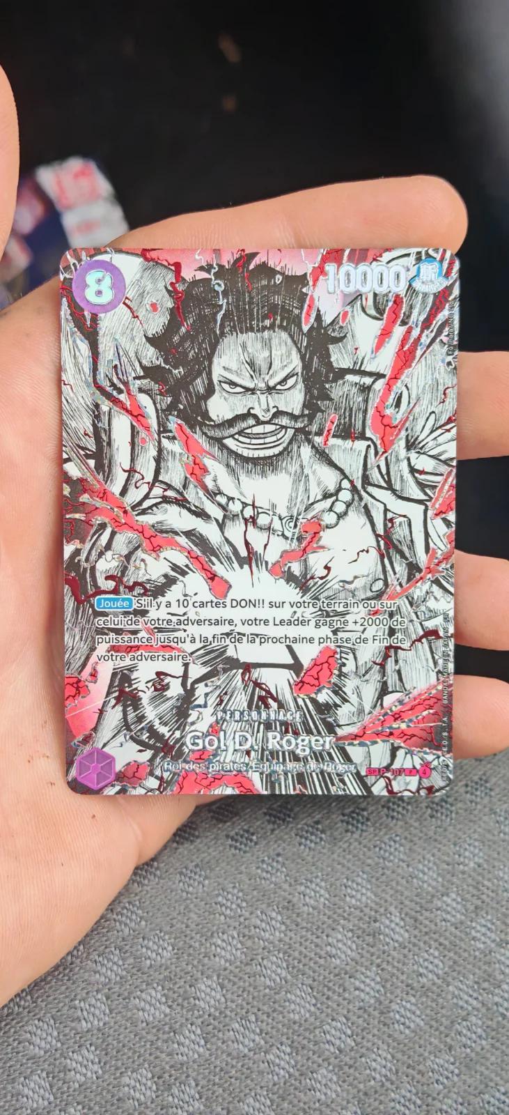 Carte Gol D. Roger P-107_p1 Special OP-17 — One Piece TCG FR (Bandai)